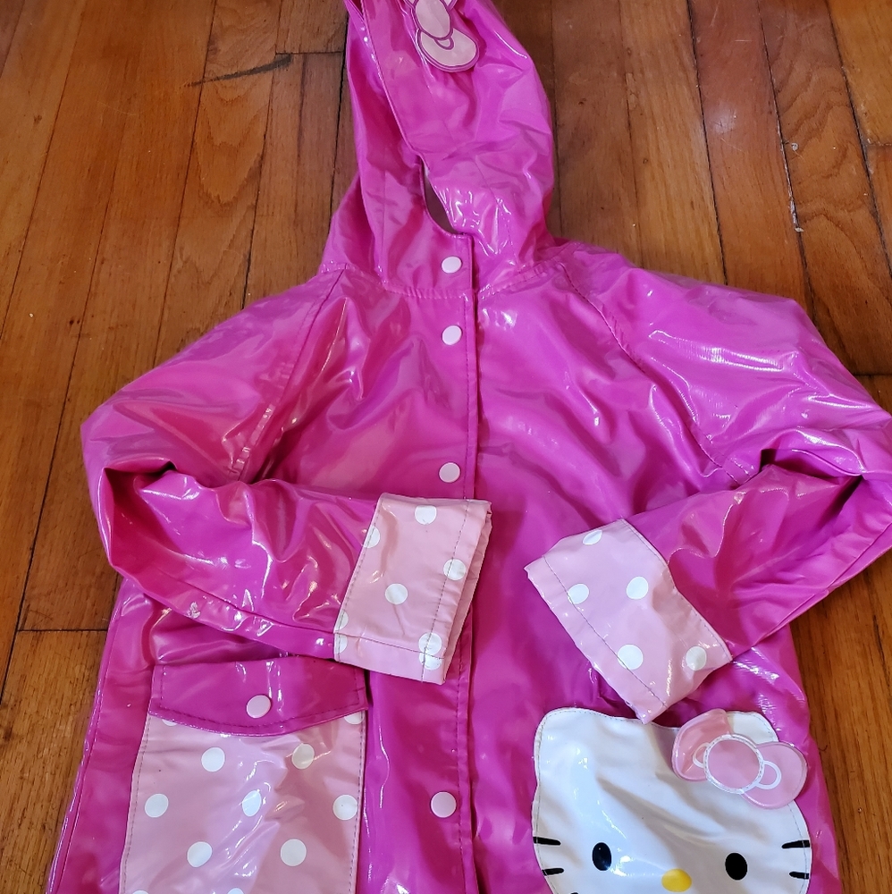 HELLO KITTY PINK RAINCOAT